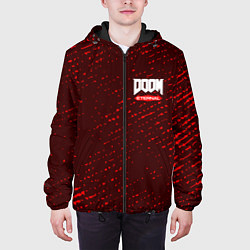 Куртка с капюшоном мужская DOOM ETERNAL ДУМ ЭТЕРНАЛ, цвет: 3D-черный — фото 2