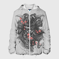 Куртка с капюшоном мужская Samurai, цвет: 3D-белый
