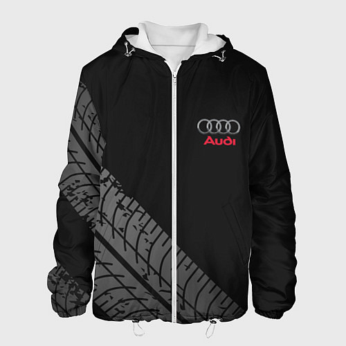 Мужская куртка AUDI / 3D-Белый – фото 1