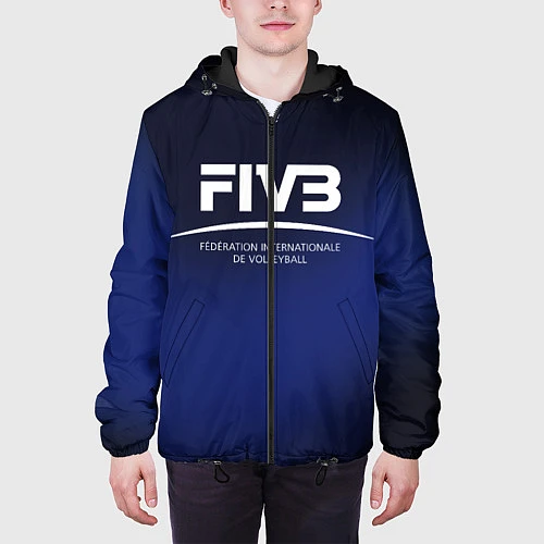 Мужская куртка FIVB Volleyball / 3D-Черный – фото 3