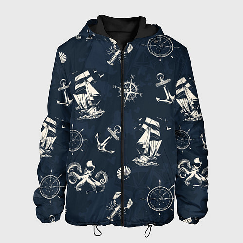 Мужская куртка Nautical art / 3D-Черный – фото 1