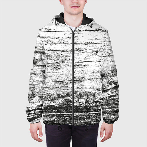 Мужская куртка Деревянный / 3D-Черный – фото 3