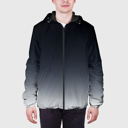 Мужская куртка Градиент / 3D-Черный – фото 3