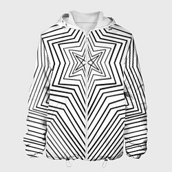 Куртка с капюшоном мужская Bring me the horizon white, цвет: 3D-белый