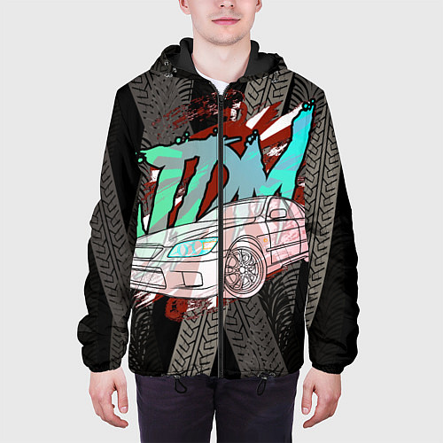 Мужская куртка JDM Toyota Altezza / 3D-Черный – фото 3
