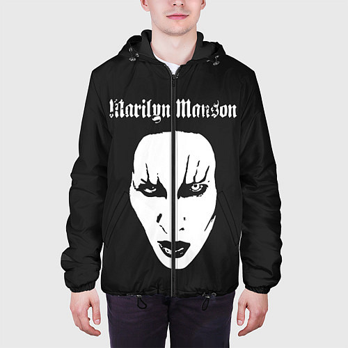 Мужская куртка Marilyn Manson / 3D-Черный – фото 3