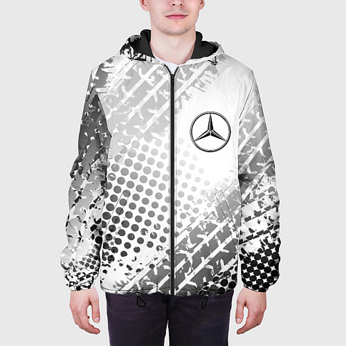 Мужская куртка Mercedes-Benz / 3D-Черный – фото 3