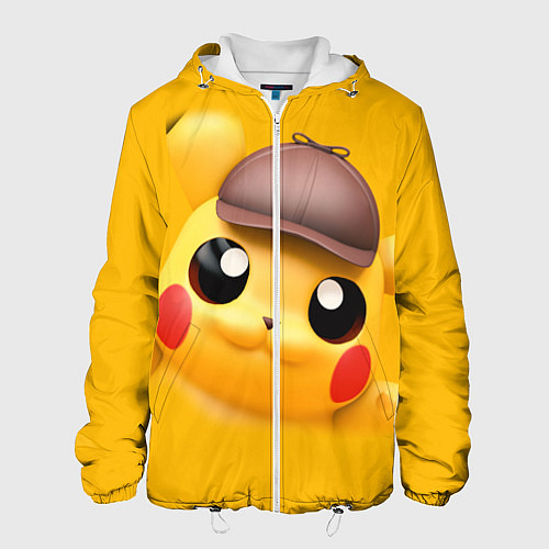 Мужская куртка Pikachu Pika Pika / 3D-Белый – фото 1