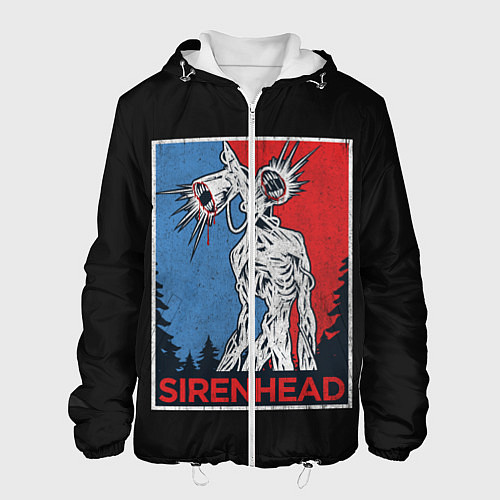 Мужская куртка Сиреноголовый / 3D-Белый – фото 1