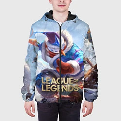 Куртка с капюшоном мужская League of Legends МАСТЕР ЙИ, цвет: 3D-черный — фото 2