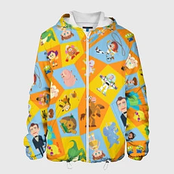 Куртка с капюшоном мужская Toy Story, цвет: 3D-белый