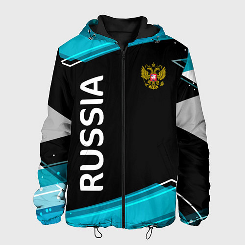 Мужская куртка RUSSIA / 3D-Черный – фото 1