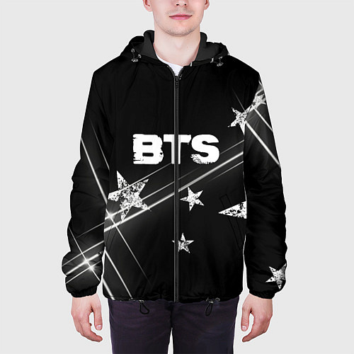 Мужская куртка BTS бойбенд Stars / 3D-Черный – фото 3