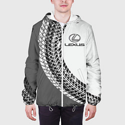 Куртка с капюшоном мужская LEXUS SPORT, цвет: 3D-белый — фото 2