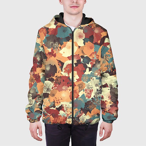 Мужская куртка Осенние цвета / 3D-Черный – фото 3