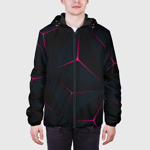 Мужская куртка Тетраэдр / 3D-Черный – фото 3