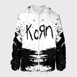 Куртка с капюшоном мужская Korn, цвет: 3D-белый