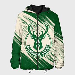 Куртка с капюшоном мужская Милуоки Бакс, цвет: 3D-черный