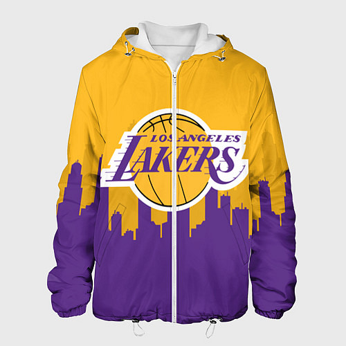 Мужская куртка LOS ANGELES LAKERS / 3D-Белый – фото 1