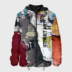 Куртка с капюшоном мужская Street art, цвет: 3D-черный