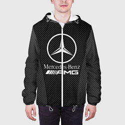 Куртка с капюшоном мужская MERCEDES-BENZ, цвет: 3D-белый — фото 2