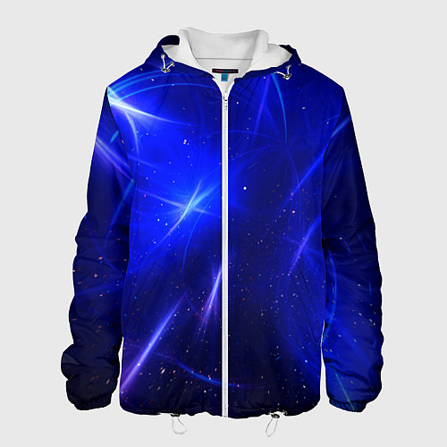 Мужская куртка Космический вихрь / 3D-Белый – фото 1