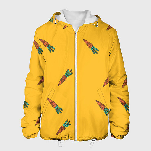 Мужская куртка Морковь / 3D-Белый – фото 1