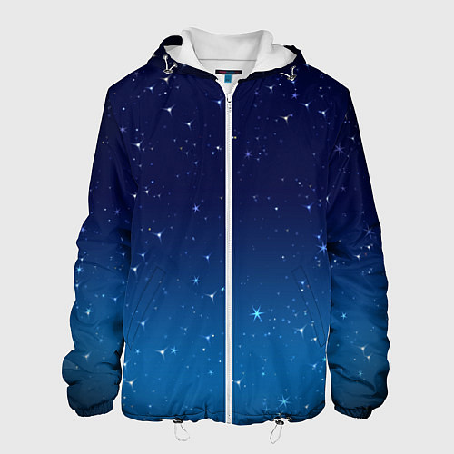 Мужская куртка Звездное небо / 3D-Белый – фото 1