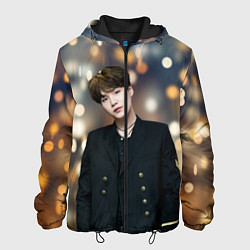 Куртка с капюшоном мужская MIN YOONGI, цвет: 3D-черный