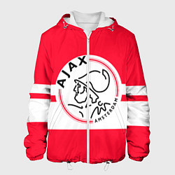 Куртка с капюшоном мужская AJAX AMSTERDAM, цвет: 3D-белый