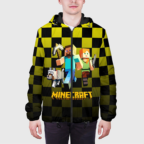 Мужская куртка Minecraft S / 3D-Черный – фото 3