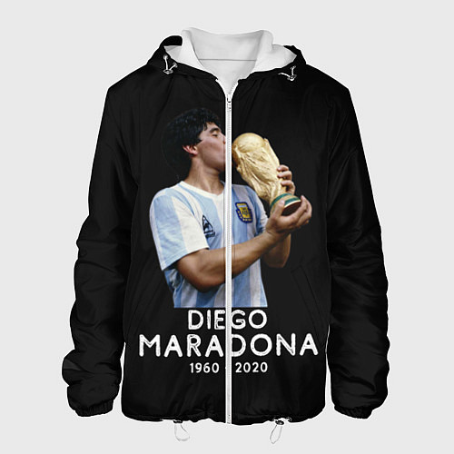 Мужская куртка Diego Maradona / 3D-Белый – фото 1