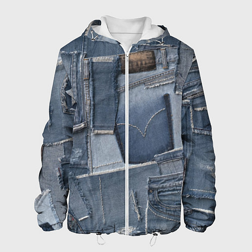 Мужская куртка Jeans life / 3D-Белый – фото 1