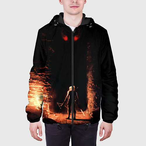 Мужская куртка Ведьмак / 3D-Черный – фото 3