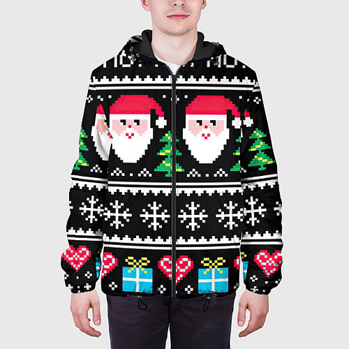 Мужская куртка Ho! Ho! Ho! / 3D-Черный – фото 3