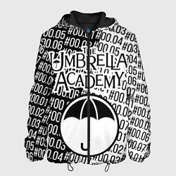 Куртка с капюшоном мужская АКАДЕМИЯ АМБРЕЛЛА, цвет: 3D-черный