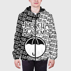 Куртка с капюшоном мужская АКАДЕМИЯ АМБРЕЛЛА, цвет: 3D-черный — фото 2