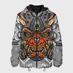 Куртка с капюшоном мужская Cyber Samurai, цвет: 3D-черный
