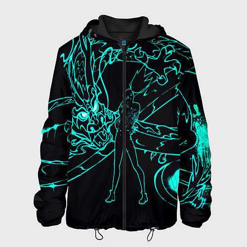 Мужская куртка Neon Dragon / 3D-Черный – фото 1