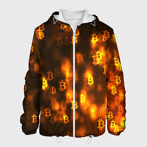 Мужская куртка BITCOIN KRYPTONATE / 3D-Белый – фото 1