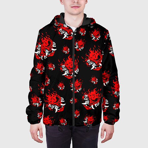 Мужская куртка SAMURAI 2077 PATTERN / 3D-Черный – фото 3
