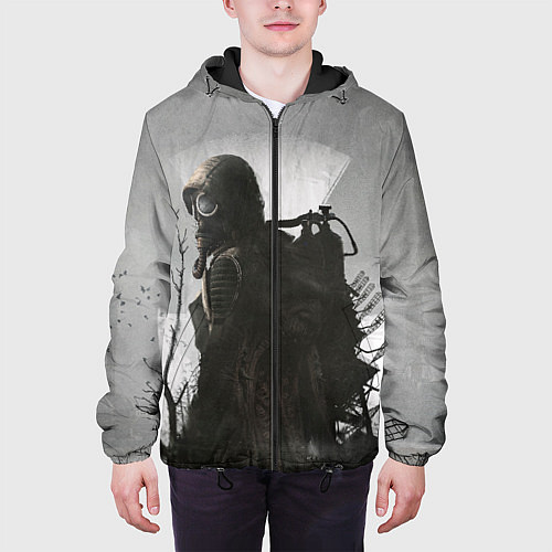 Мужская куртка Stalker / 3D-Черный – фото 3