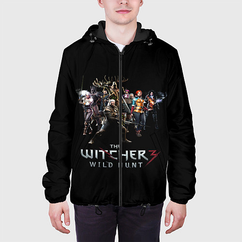 Мужская куртка THE WITCHER ВЕДЬМАК 3 / 3D-Черный – фото 3