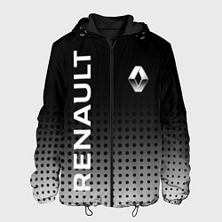 Куртка с капюшоном мужская Renault, цвет: 3D-черный