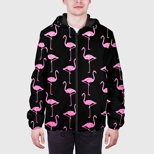 Мужская куртка Фламинго Чёрная / 3D-Черный – фото 3