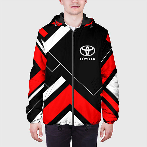 Мужская куртка Toyota / 3D-Черный – фото 3