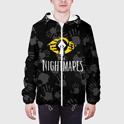 Куртка с капюшоном мужская Little Nightmares, цвет: 3D-белый — фото 2