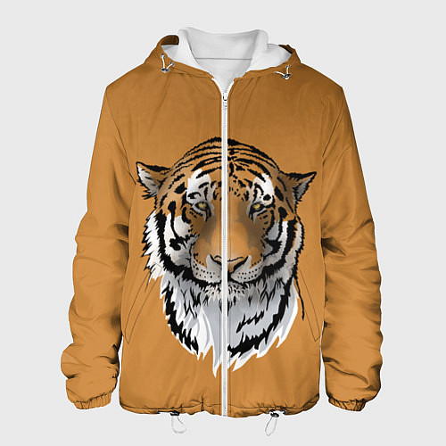 Мужская куртка Тигр / 3D-Белый – фото 1