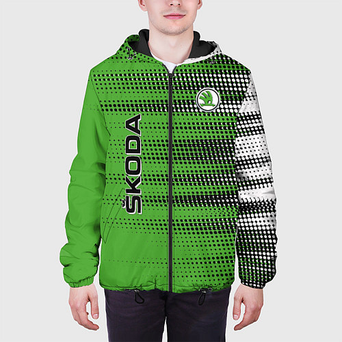 Мужская куртка SKODA / 3D-Черный – фото 3