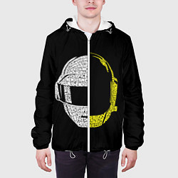 Куртка с капюшоном мужская Daft Punk, цвет: 3D-белый — фото 2